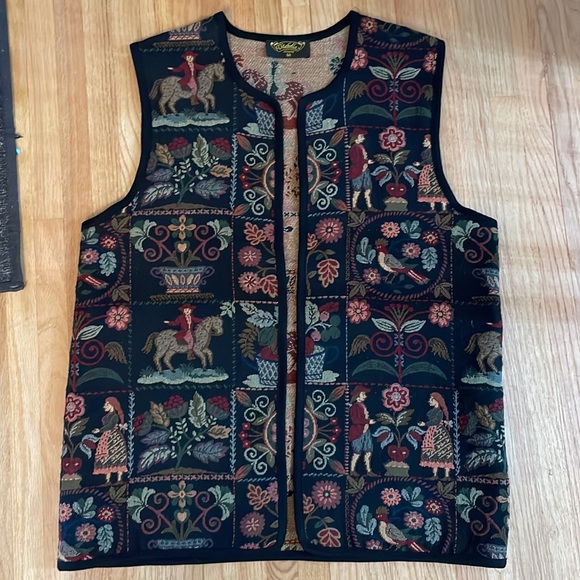 Vintage tapestry vest - Picture 6 of 7
